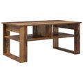vidaXL Konferenčný stolík Staré drevo 96 x 54 x 44 cm Kompozitné drevo