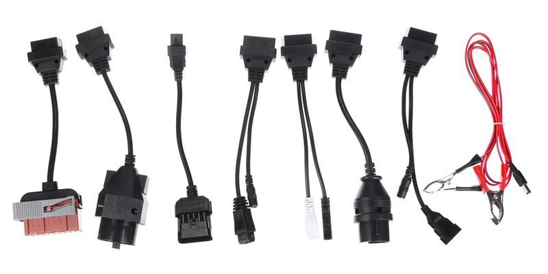 SIXTOL Kompletná sada OBD-II redukcií pre osobné autá MECHANIC CABLE SET 1, 8 ks