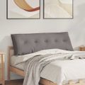 vidaXL Poduška na chrbát Sivohnedá 140 x 19 x 50 cm látka