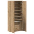 vidaXL Highboard 80 x 39 x 178 cm Kompozitné drevo Dub artisan