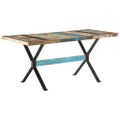 vidaXL Jedálenský stôl 160x80x76 cm, recyklovaný masív