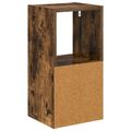 vidaXL Nočný stolík Dymová dub 25,5 x 22 x 49,5 cm Kompozitné drevo