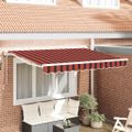 vidaXL Rám markízy Oranžová a Čierna 300 x 200 cm