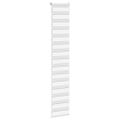 vidaXL Zebra roleta biela 40x230 cm šírka látky 35,9 cm polyester
