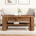 vidaXL Konferenčný stolík Staré drevo 102 x 55 x 45 cm
