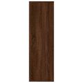 vidaXL Knižnica hnedý dub 98x29x97,5 cm