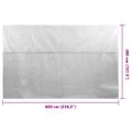 vidaXL Plávajúca solárna bazénová fólia z PE 600x400 cm sivá