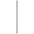 vidaXL Nástenné zrkadlo čierne 50x100 cm obdĺžnikové železné