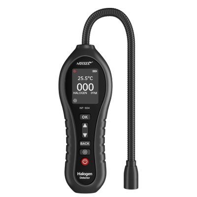 W-Star WSNF604 Halogénový detektor úniku plynov, HFCs, HCFCs, HFCS, teplota, alarm, vibrácie