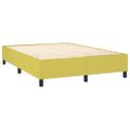 vidaXL Boxspring posteľ s matracom svetlozelená 140x190 cm látka