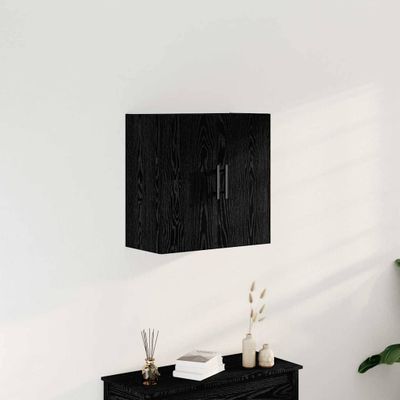 vidaXL Nástenná skrinka Čierny dub 60 x 31,5 x 60 cm Kompozitné drevo