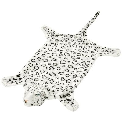 vidaXL Kkoberec v tvare leoparda, plyšový 139 cm, biely
