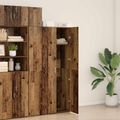 vidaXL Highboard Staré drevo 70 x 42,5 x 185 cm