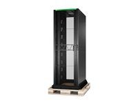 APC NetShelter SX Advanced - Stojanový skriňový rozvádzač - podlahové prevedenie - čierna - 52U - 19" - kompatibilný s TAA