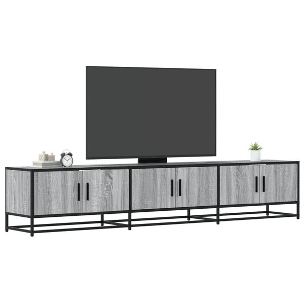 vidaXL TV skrinka sivý dub sonoma 210x35x41 cm kompozitné drevo