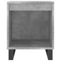 vidaXL Nočné stolíky 2 ks betónové sivé 40x35x50 cm kompozitné drevo
