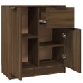 vidaXL Komody 2 ks hnedý dub 60x30x70 cm spracované drevo