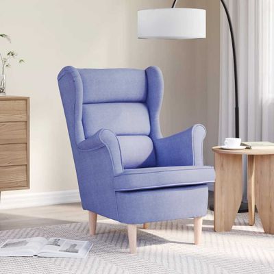 vidaXL Kreslo Jeans Blue 74x84x100 cm Látka