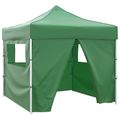 vidaXL Párty stan 291 x 291 x 315 cm Zelená Oxfordská látka