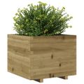vidaXL Záhradný kvetináč 60x60x49,5 cm impregnovaná borovica