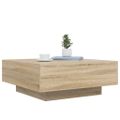 vidaXL Konferenčný stolík dub sonoma 80x80x31 cm drevotrieska