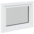 vidaXL Otočné a sklopné okno do suterénu RISOR 80 x 70 cm PVC a sklo