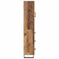 vidaXL Highboard Staré drevo 34,5 x 34 x 180 cm Kompozitné drevo