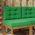 vidaXL Vankúš na vonkajšiu pohovku Polyester Zelená 60 x 60 cm