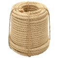 vidaXL Lano, 100% sisal 12 mm, 250 m