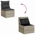 vidaXL Súprava záhradných pohoviek 5 ks 4-Počet miest