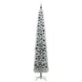 vidaXL Umelý vianočný stromček Zelená 270 cm PVC, oceľ a plast