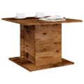 vidaXL Konferenčný stolík staré drevo 55,5x55,5x40 cm kompozitné drevo
