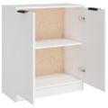 vidaXL Komoda biela 60x30x70 cm spracované drevo