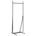 vidaXL Vešiak na oblečenie Čierna 62 x 48 x 158 cm Oceľ
