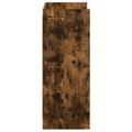 vidaXL Skriňa na topánky Dymový dub 48 x 36 x 92 cm Kompozitné drevo