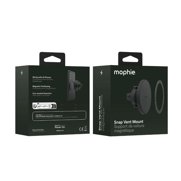 Mophie Snap držiak - čierny (nenabíjací)