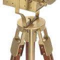 vidaXL Lampa na statíve, mangový masív 193 cm