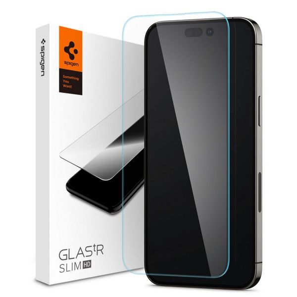 Tvrdené sklo Spigen Glas.TR Slim pre iPhone 14 Pro 6,1"