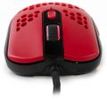 AROZZI herní myš FAVO Ultra Light Black-Red/ drátová/ 16.000 dpi/ USB/ 7 tlačítek/ RGB/ černočervená Myš, herní, drátová, optická, 16000dpi, 7 tlacítek, USB, RGB podsvícení, cerno-cervená