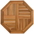 vidaXL Stolová doska 50x50x2,5 cm osemuholník masívne teakové drevo