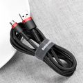 Baseus Cafule Micro USB kábel 2A 3 m (čierny+červený)