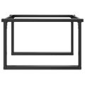 vidaXL Nohy konferenčného stolíka O-rám 80x70x43 cm oceľ