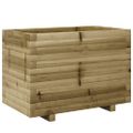 vidaXL Záhradný kvetináč 70x40x49,5 cm impregnovaná borovica