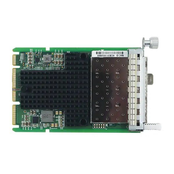 XtendLan OCP síťová karta, 4x 10Gbps SFP+, Intel X710, Mezzanine Sítová karta, PCI-E x8, 10Gbps, 4x SFP+, OCP 3.0, Intel X710, Mezzanine