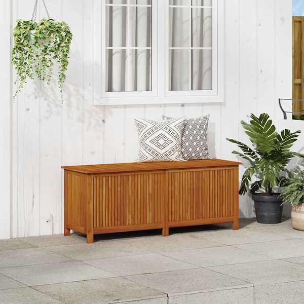 vidaXL Záhradný úložný box 150x50x58 cm akáciový masív