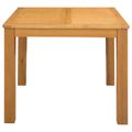 vidaXL Jedálenský stôl 90 x 90 x 75 cm Masívne dubové drevo Prírodná