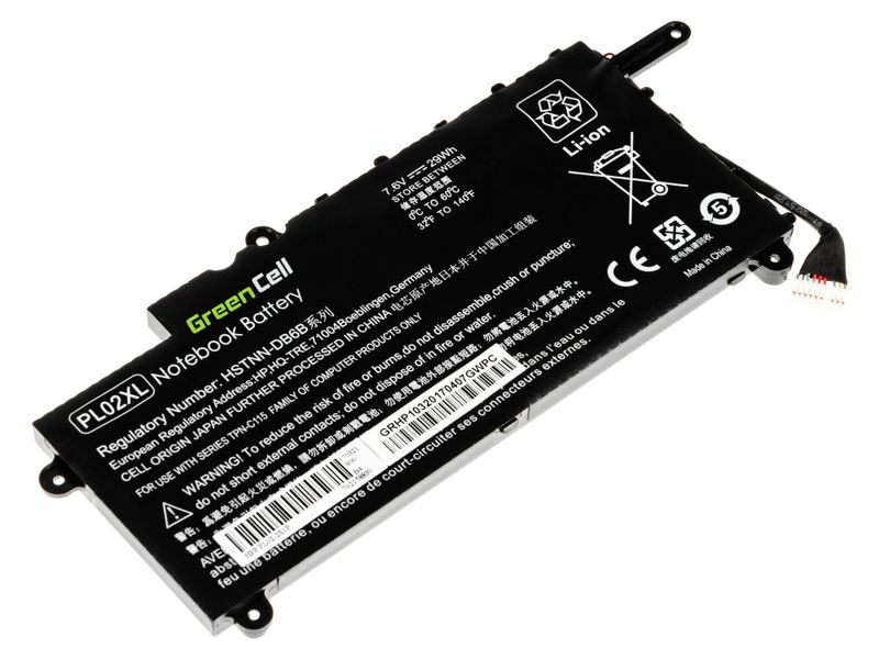 HP103 Green Cell Battery for HP Pavilion x360 11-N HP x360 310 G1 / 7,6V 3400mAh
