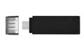 Kingston pendrive 64GB USB-C DT70 čierny