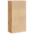 vidaXL Knižnica dub artisan 60x30x114 cm kompozitné drevo