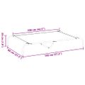 vidaXL Vyvýšená posteľ pre psa čierna 130x80x20 cm Oxford Fabric Steel